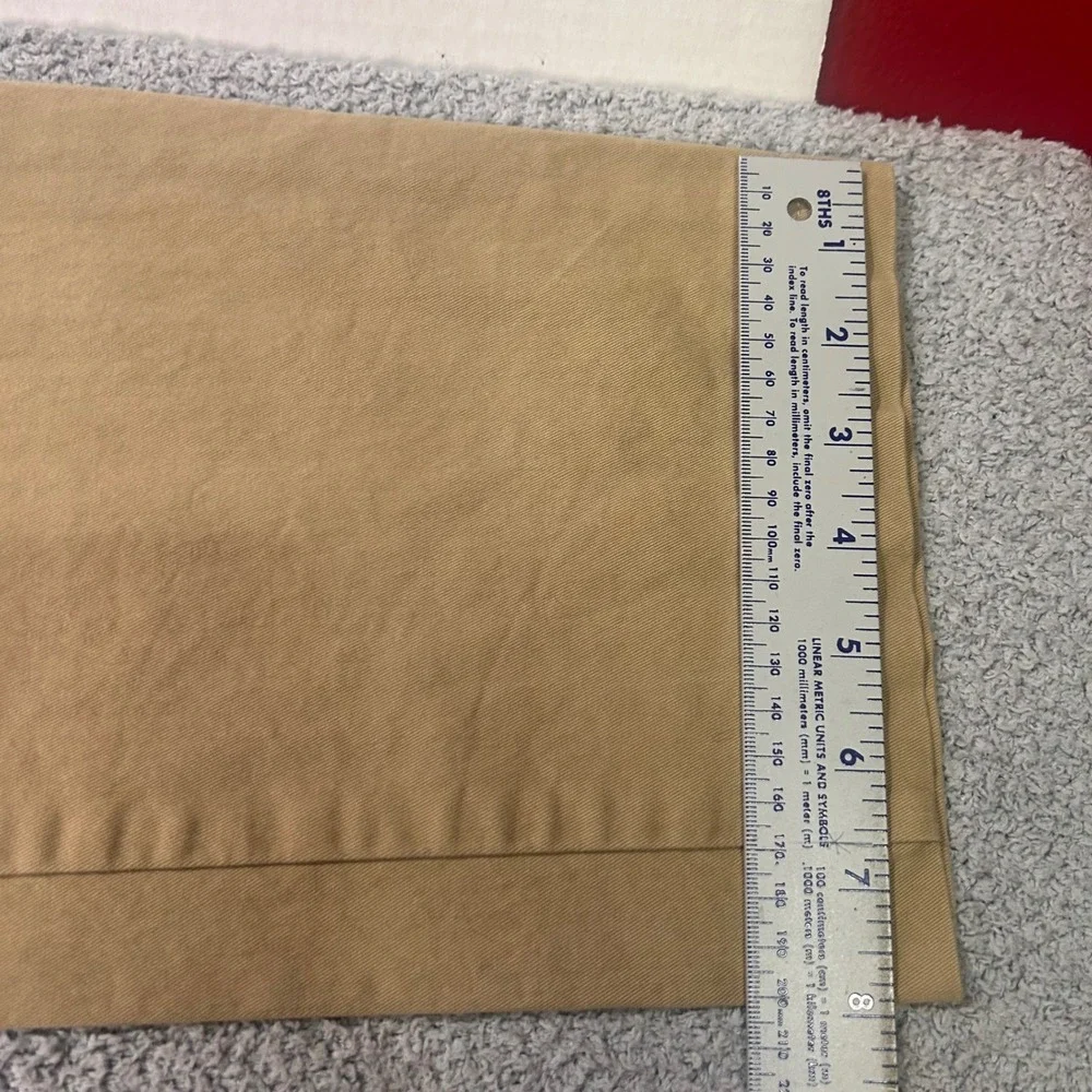 Gap Chino Pants Straight Fit 36x30 Khaki Tan Cotton Casual Classic Essentials
